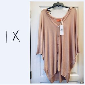 ONE A plus hooded tunic cardigan 1x